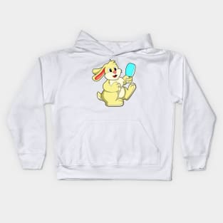 Rabbit with Popsicle Kids Hoodie